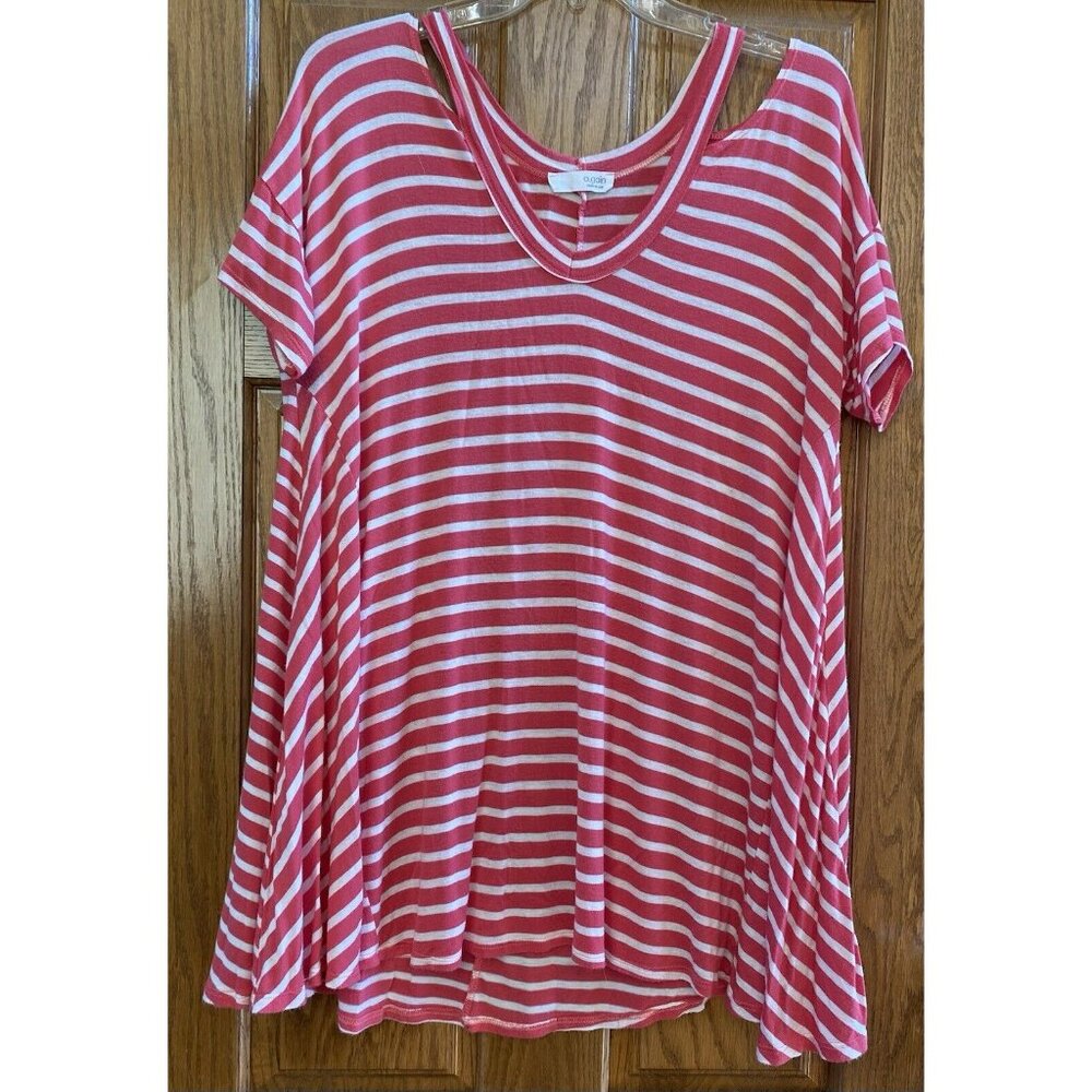 a.gain Cold Shoulder Tunic 1X